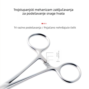 Obest Loach clip od nehrđajućeg čelika – protuklizni držač za žive mamce, ribolov na plutvi