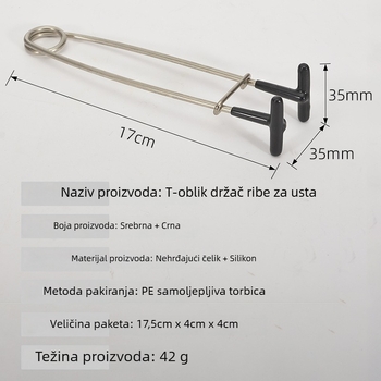 TOPly Nehrđajući čelik: alat za uklanjanje kuka i otvaranje usta za opremu za pecanje