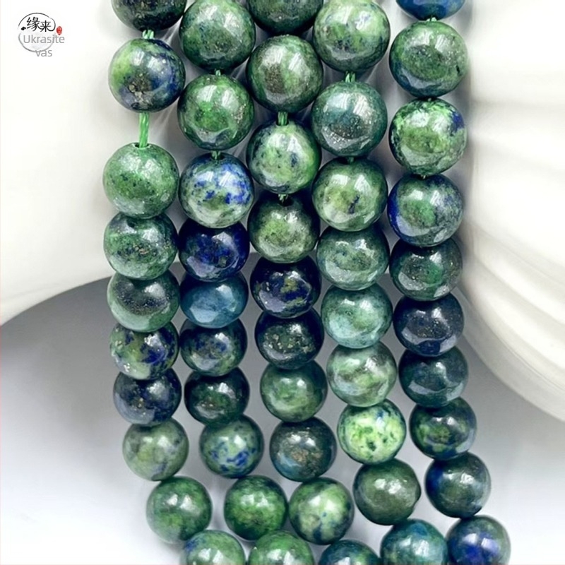 Prirodni magnezit kuglice, okrugle perle Phoenix lapis lazuli, slobodni polugotovi za DIY narukvicu i ogrlicu