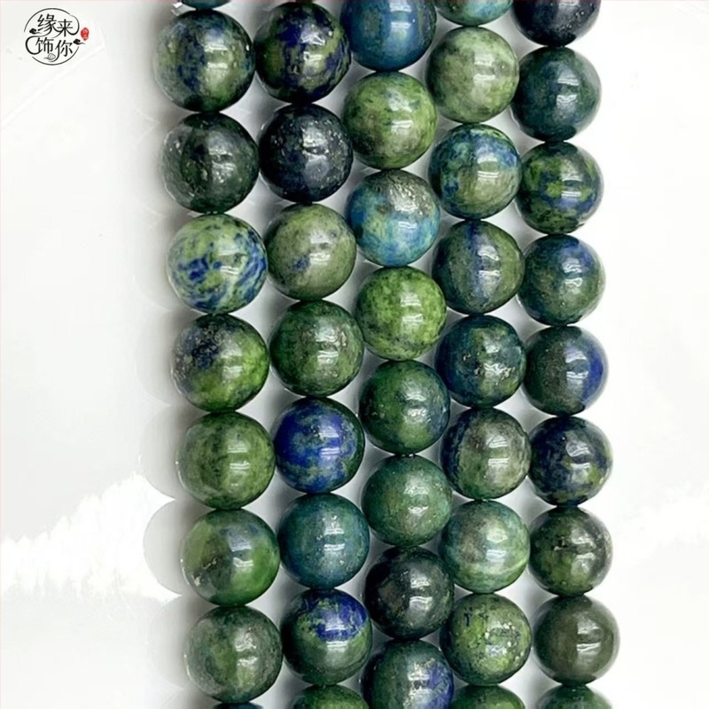 Prirodni magnezit kuglice, okrugle perle Phoenix lapis lazuli, slobodni polugotovi za DIY narukvicu i ogrlicu