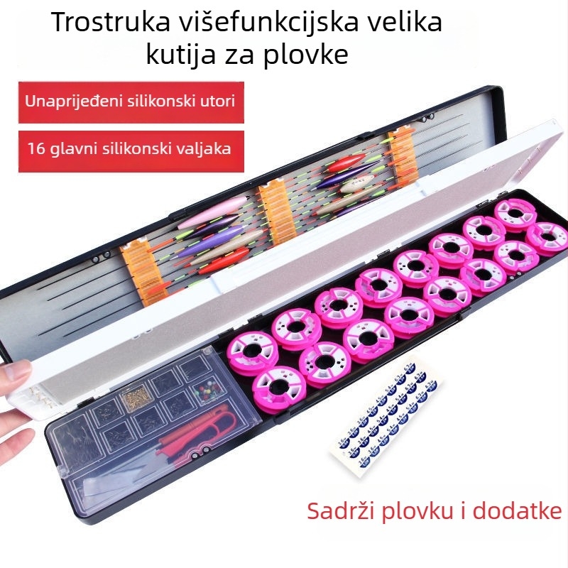 Float Box – višenamjenski troj-in-jedan komplet za ribolov, pribor za glavnu liniju