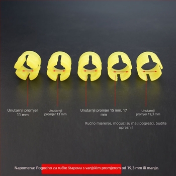 Proširivi prsten za zamjenu štapa – metalni višefunkcionalni držač pribor, Yushiro