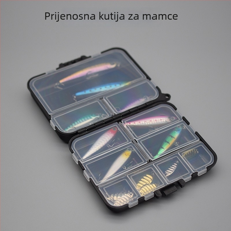 Kutija za varalice – prijenosni dvostruki pretinac za manje dodatke i alate za ribolov (Brand: Unique, Kategorija: Ribolov oprema)