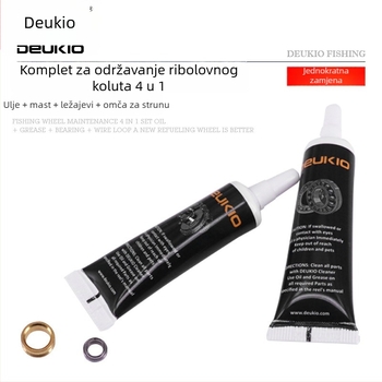 Set za održavanje ribarske role s mazivom i alatima