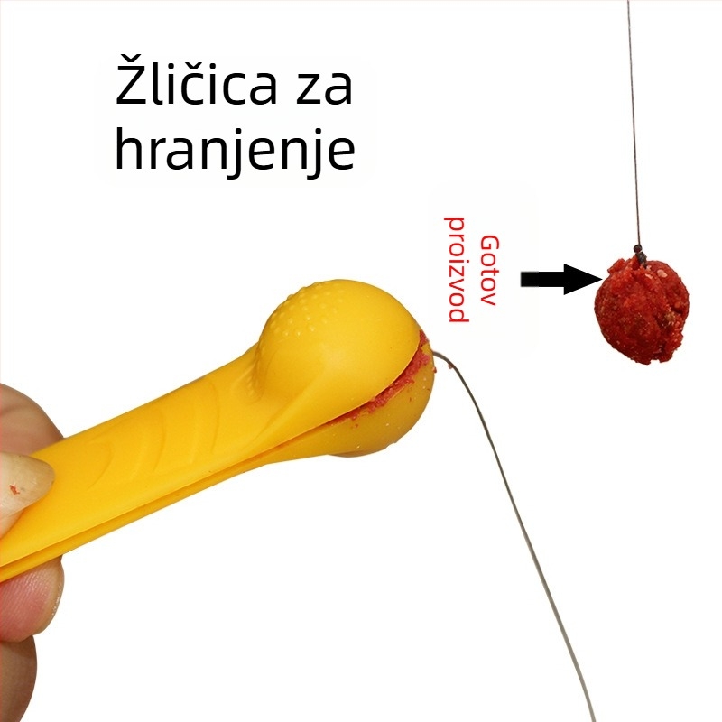 Set ribolovnih pribora s hranilom za mamce i udicom