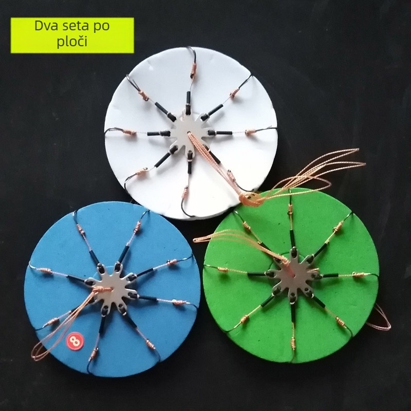 Dvo-dijelni set udica za ribolov s Flip, Disc i Pancake udicama; Marka Zhongtai Fishing Gear; Materijal: Quality