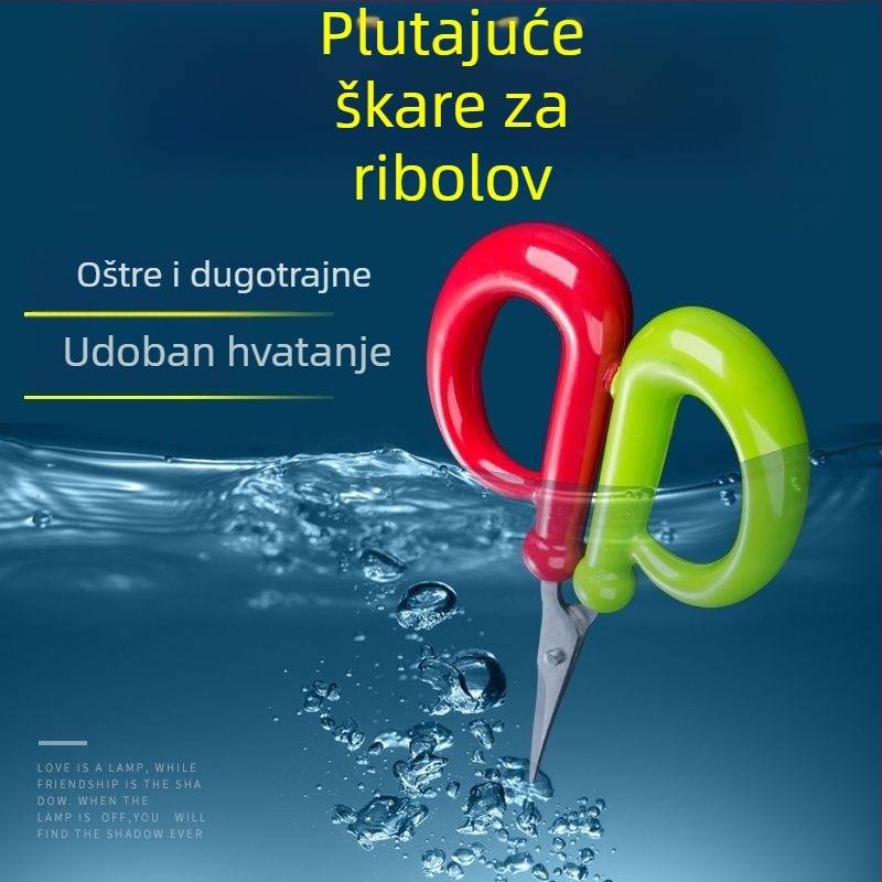 Set opreme za ribolov s noževima od nehrđajućeg čelika i kutijom za pohranu, prijenosno
