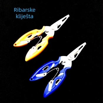 Punk višenamjenske ribarske kliješta s zakrivljenim vrhom, rezač za liniju i alat za otpuštanje – Porijeklo Jiangsu