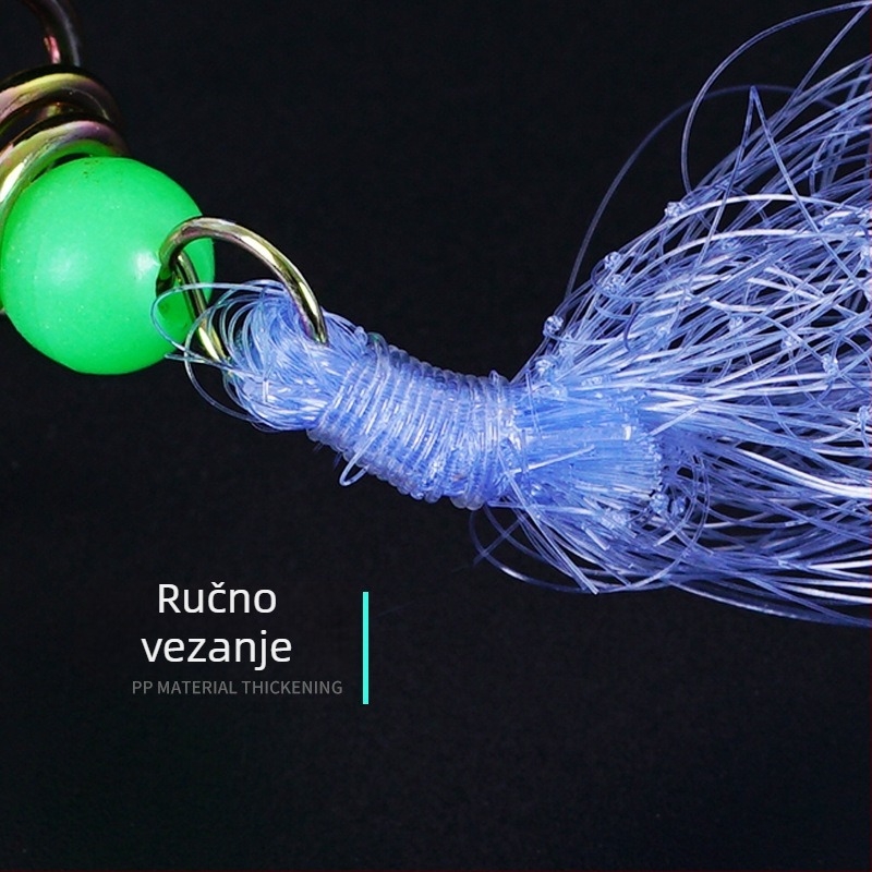 New Morning čelična ribarska mreža – set bez kuka, kuka za rakove, Overlord paket