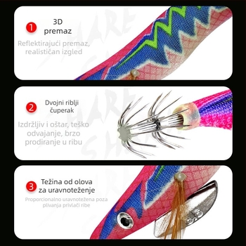 Leisure Guest bionična tvrda mamac za ribolov, umjetna/bionična mamac, lažna mamac, mamac za ribe