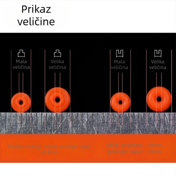 Set dijelova za štap s ravnim prekidačem linije i polukružnim pogonom, pribor za ribolov (Sastav: Štap za ribolov; Kategorija: Set pribora za ribolov)