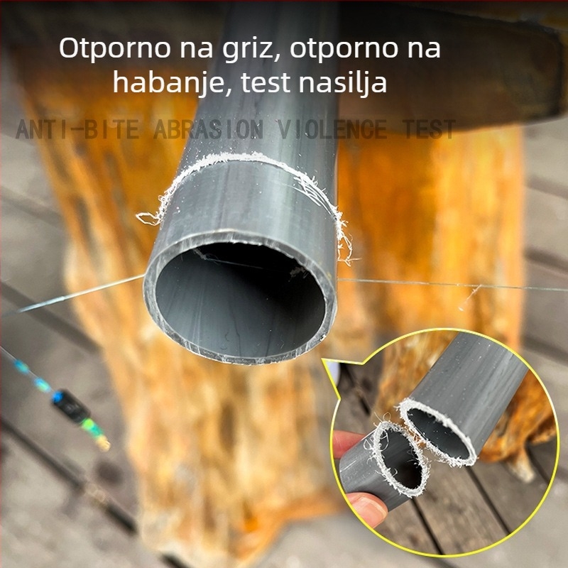 Kompaktan set ojačane najlonske ribolovne linije – najlon, duljina 2.7 m, za ribolov