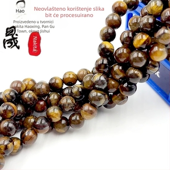 3-10 mm prirodne žute tigrovo oko perle za DIY nakit, labave perle za narukvice i naušnice, poluproizvodi