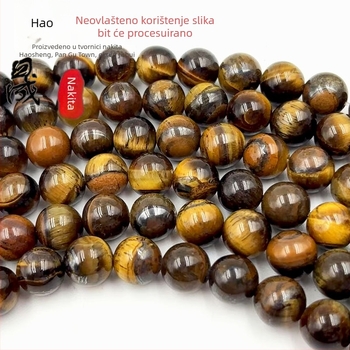 3-10 mm prirodne žute tigrovo oko perle za DIY nakit, labave perle za narukvice i naušnice, poluproizvodi