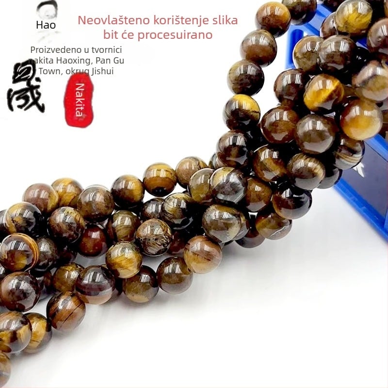 3-10 mm prirodne žute tigrovo oko perle za DIY nakit, labave perle za narukvice i naušnice, poluproizvodi