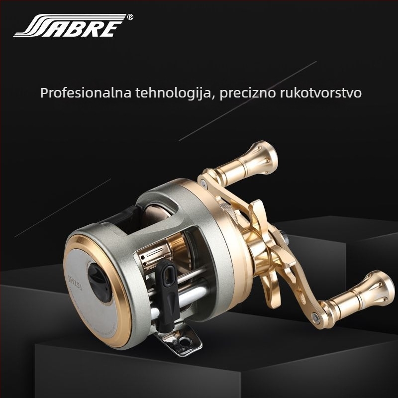 SABRE bubanj ribolovni navijač za lure i morski ribolov, 9BB+1RB ležajeva, prijenos 7.1:1 i 6.0:1