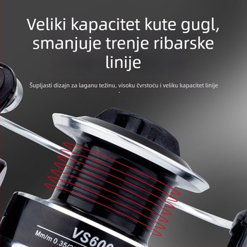 Jiang Laoer spinning kolut za ribolov — licencirana privatna marka, pakiranje 50 komada