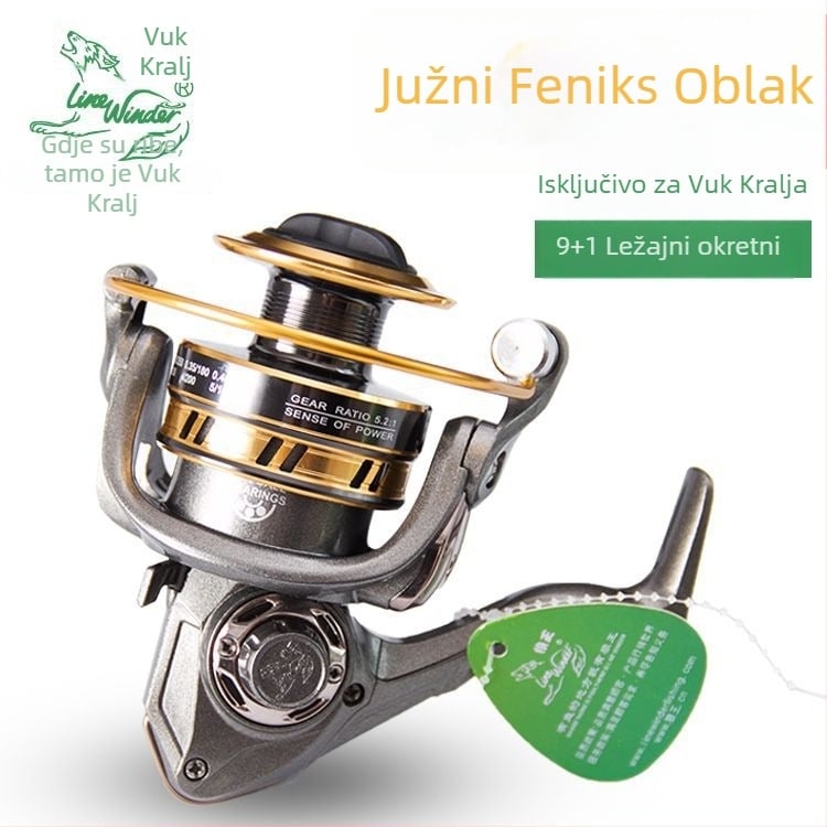 Wolf King spinning kolut, ribolovni kolut, paket 20 komada