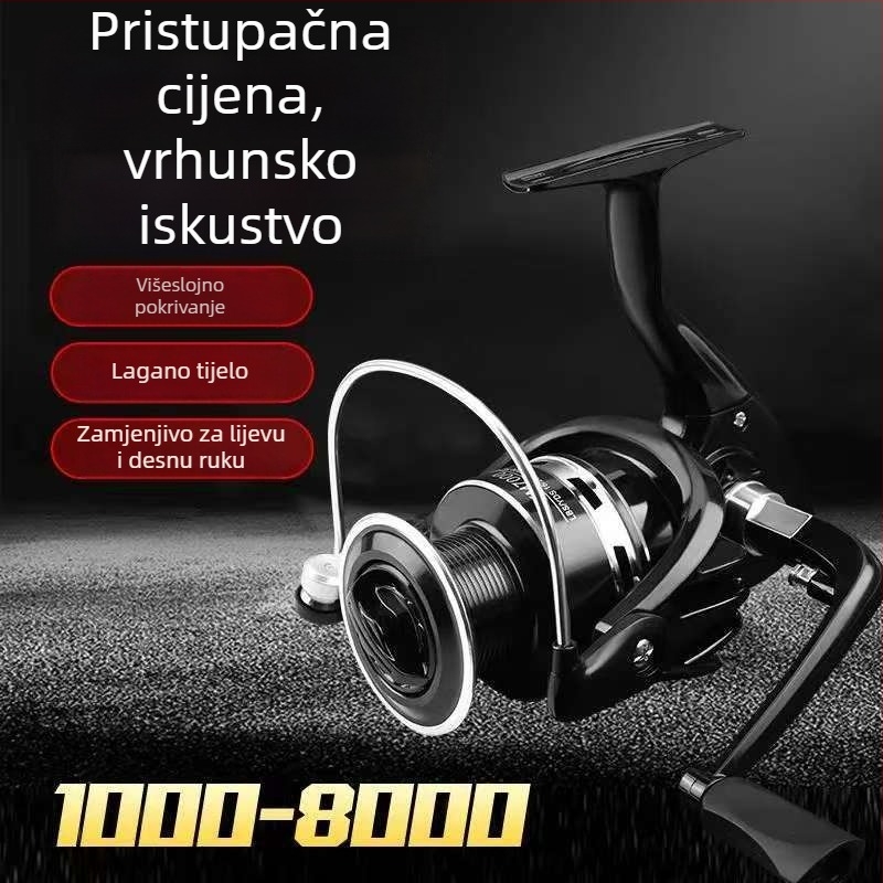 Gaoyu potpuno metalni špining kolut za morski ribolov, dugi dometi bacanja