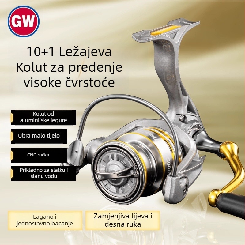 Guangwei Tianzun spinning kolut za morski ribolov - otporan na koroziju, dugi domet bacanja