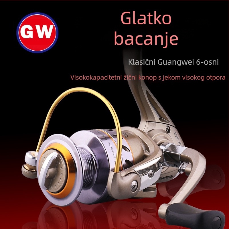 Spinning kolut GW/Guangwei MA, porijeklo Weihai, pakiranje 40, ribolovni kolut