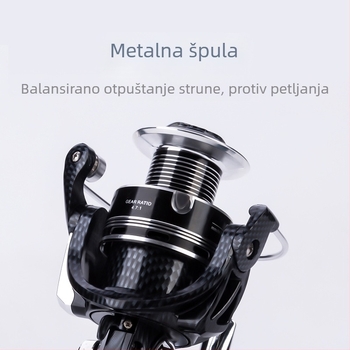 Potpuno metalni spinning kolut za morski ribolov, dugi domet i lov mamaca