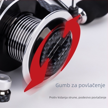Potpuno metalni spinning kolut za morski ribolov, dugi domet i lov mamaca
