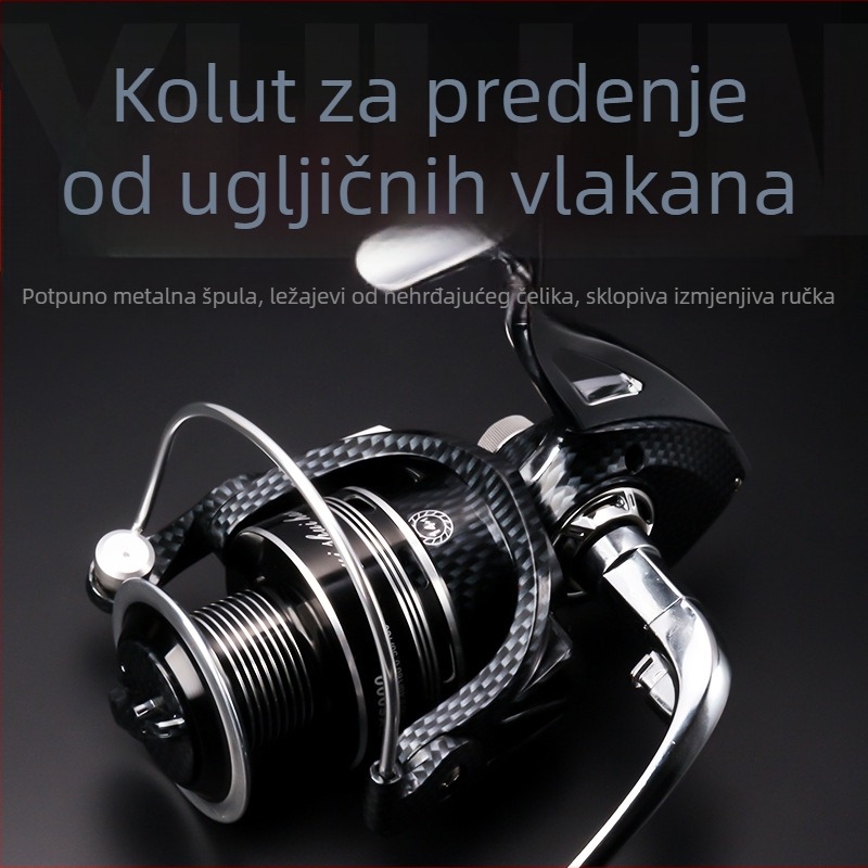 Potpuno metalni spinning kolut za morski ribolov, dugi domet i lov mamaca