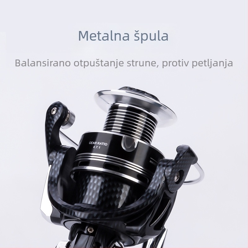 Potpuno metalni spinning kolut za morski ribolov, dugi domet i lov mamaca