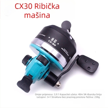 Vertical Star fly wheel za ribarsku mašinu CX30 – nehrđajući čelik i engineering plastika, lijevo-desno zamjenjivi rocker arm, pakiranje 5 kom.