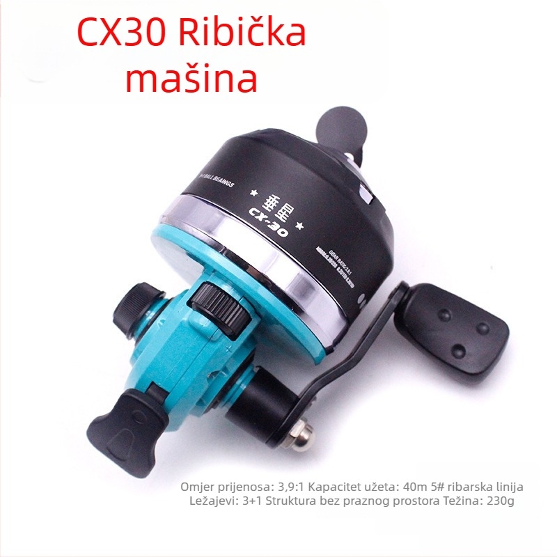 Vertical Star fly wheel za ribarsku mašinu CX30 – nehrđajući čelik i engineering plastika, lijevo-desno zamjenjivi rocker arm, pakiranje 5 kom.