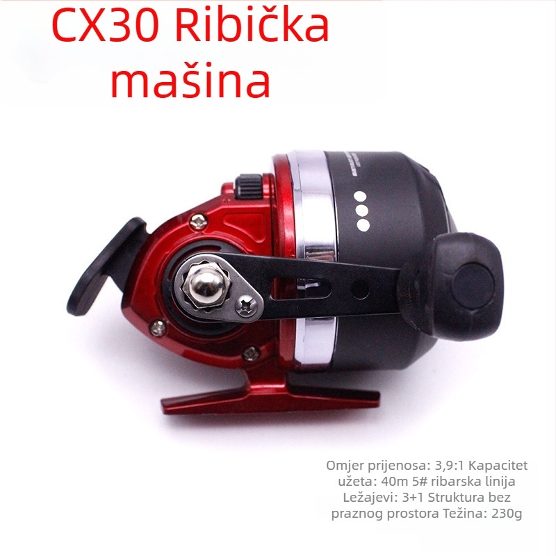 Vertical Star fly wheel za ribarsku mašinu CX30 – nehrđajući čelik i engineering plastika, lijevo-desno zamjenjivi rocker arm, pakiranje 5 kom.