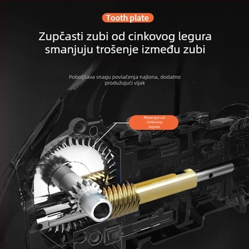 Spinning kolut od čelika, 15 ležajeva, morski ribolov, dugi domet bacanja