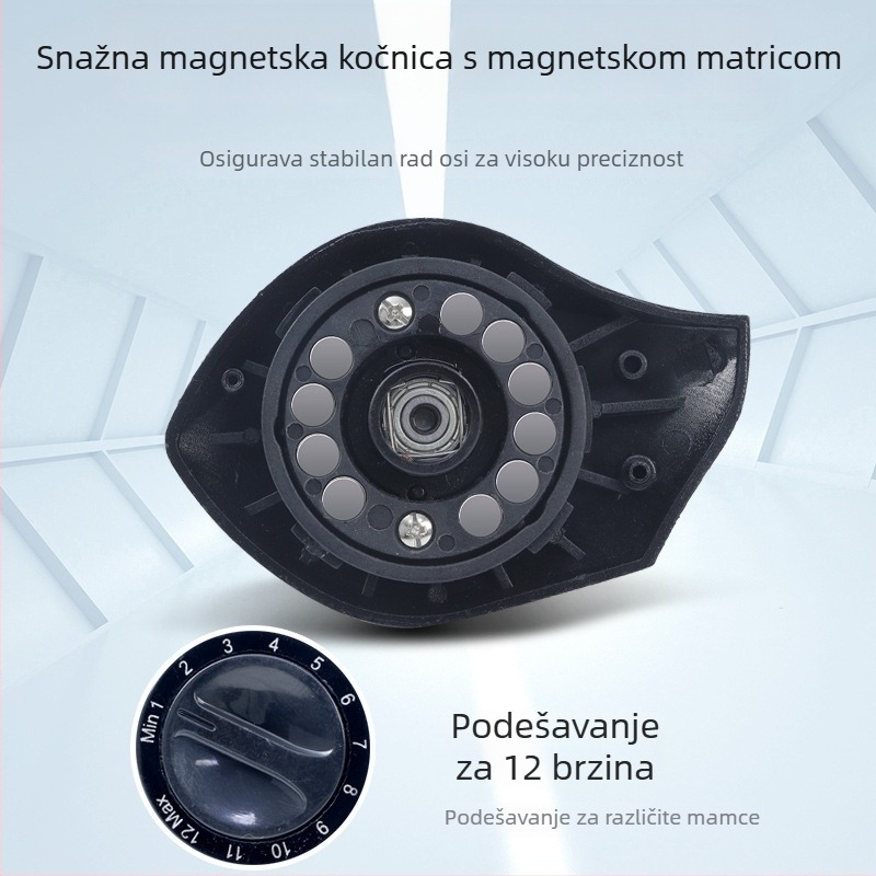 Hong Meiren Potpuno metalni Water Drop Wheel za muline za pecanje s mamcama, 50 kom, dugi domet bacanja