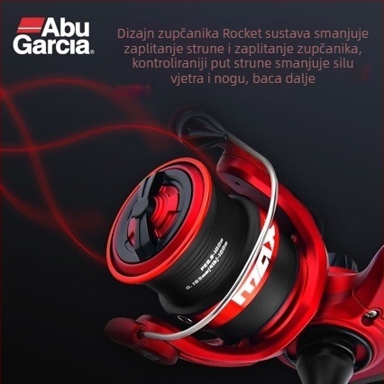 Abu Blackmax SX spinning kolut – ultralagani, univerzalna namjena, dugi bacaji, špula s niskim profilom