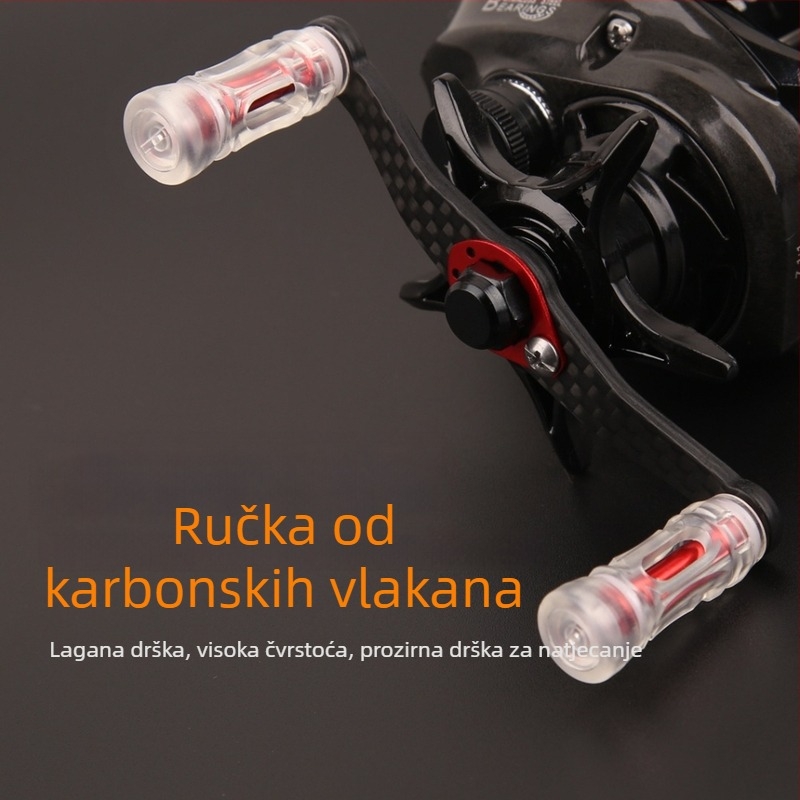Nova keramička navijač vodnog kapka, 133 g, karbonsko vlakno, dugi domet, ultra lagan