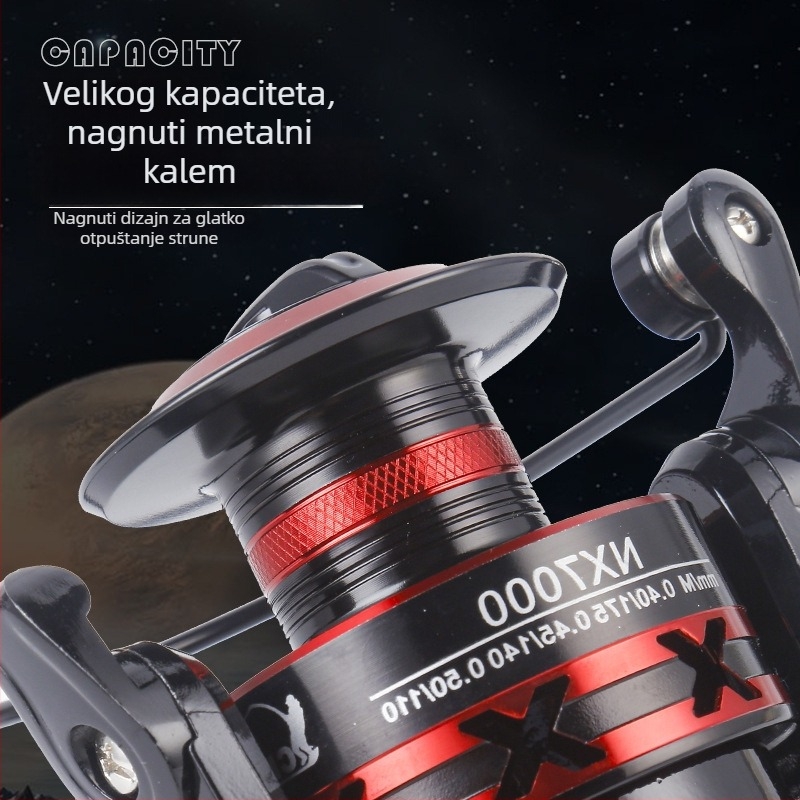 Potpuno metalni spinning kolut za morski ribolov, nehrđajući čelik