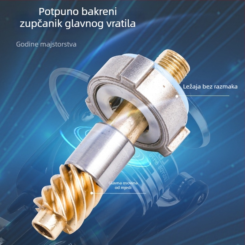 Potpuno metalni spinning kolut za morski ribolov, nehrđajući čelik