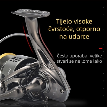 Kemeilong spinning kolut s CNC metalnom ručkom i metalnom špulom