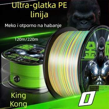 Glavna ribolovna linija, 8-žilna Diamond PE linija, dugi hodovi, izuzetno glatka