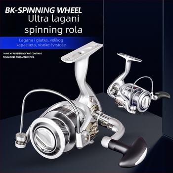 Taiyu 10-ložajni spinning kolut, glatka metalna cijev za morski ribolov