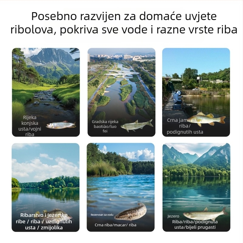 Wanqishi špining kolut — mikro ribolov, teški, universalni, dugi domet, za mamce i najlon