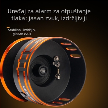 Kumano vanjski lagani univerzalni okretni navijač za pecanje sa metalnom špulom i velikim kapacitetom linije