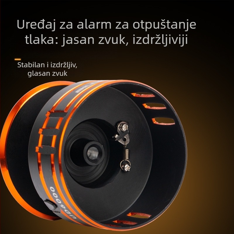 Kumano vanjski lagani univerzalni okretni navijač za pecanje sa metalnom špulom i velikim kapacitetom linije