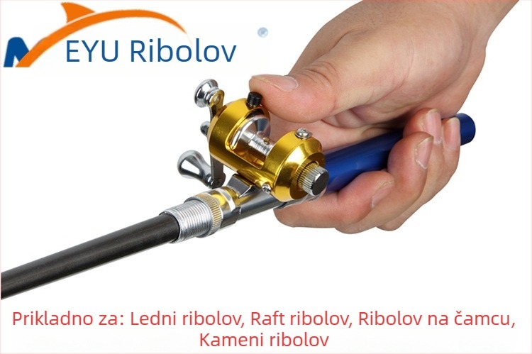Meiyu bubanj ribolovni navijač ST5 za ledni i raft ribolov