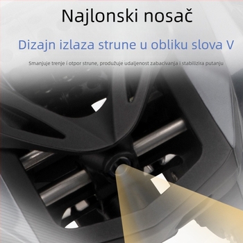 Deukio DC ribolovni kolut s elektroničkom kočnicom za duga bacanja, višenamjenski