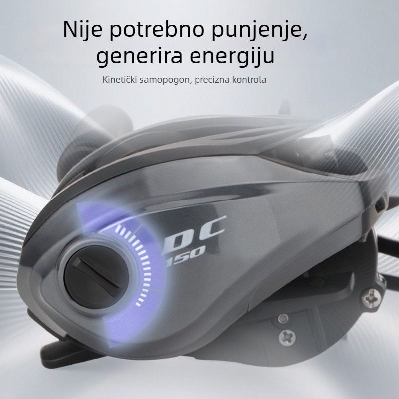 Deukio DC ribolovni kolut s elektroničkom kočnicom za duga bacanja, višenamjenski