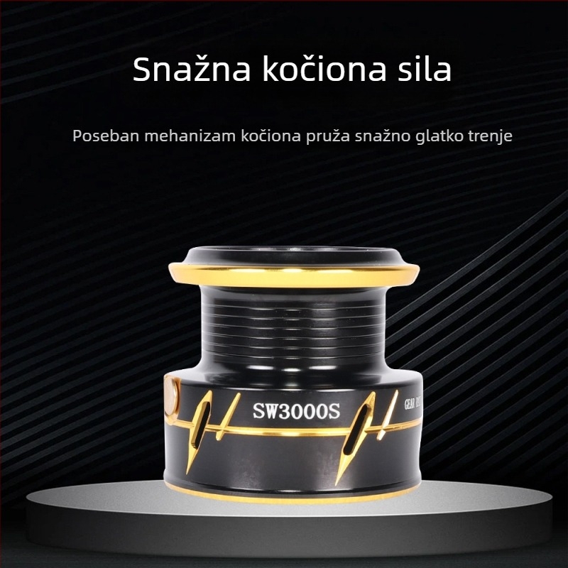 Kalio Spinner navijač s izmjenjivim lijevim i desnim rukama, sklopiva ruka, metalna cijev