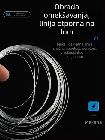 Najlon glavna ribolovna linija, visoka snaga, 500 m / 300 m, Yaoxin Silkworm marka