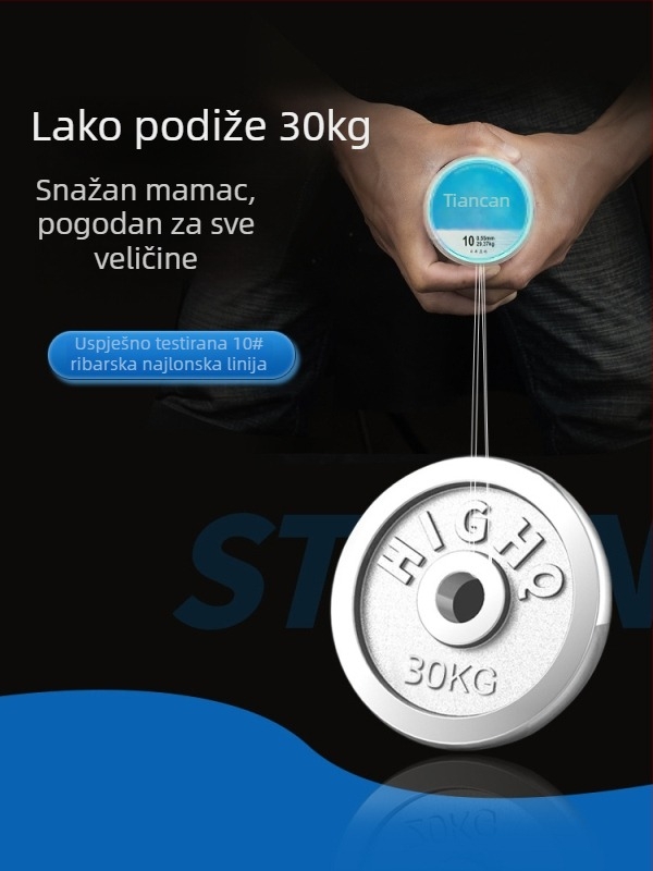 Najlon glavna ribolovna linija, visoka snaga, 500 m / 300 m, Yaoxin Silkworm marka
